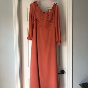 Azazie Bridesmaid Dress Mai Tai